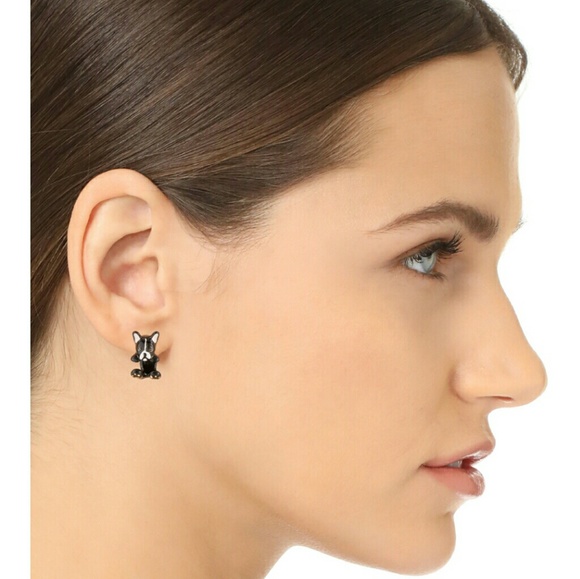 Kate spade bulldog earrings ear jacket - Picture 5 of 5